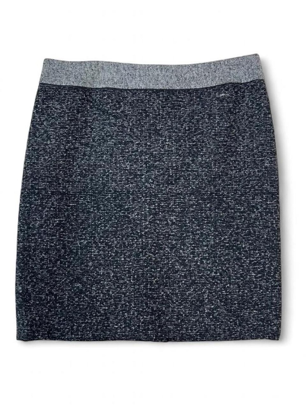 Liz Claiborne Two-Tone Gray Knit Pencil Skirt